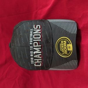 OU Sooners Big 12 Football Champions 2018 Locker Room Hat. New condition!